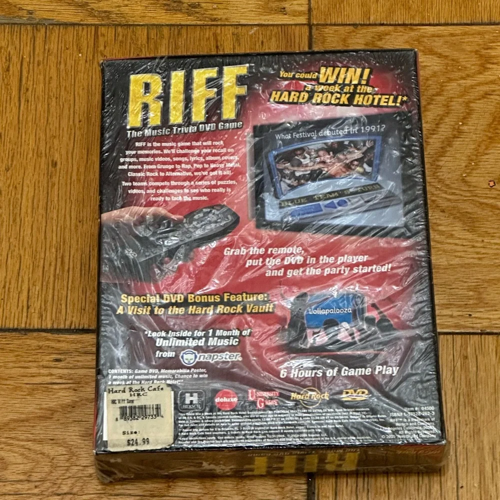 Riff DVD Game with Poster - New